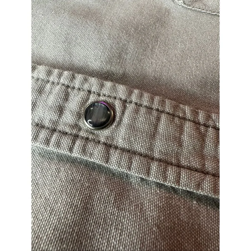 Levi's Men's Size XL Grey Long Sleeve Casual Button Down Shirt Westernwear